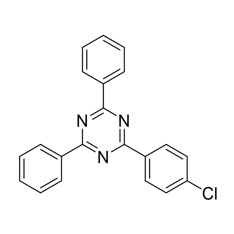 2-(p-chlóraiméinil)-4,6-défheinile-s-triazine