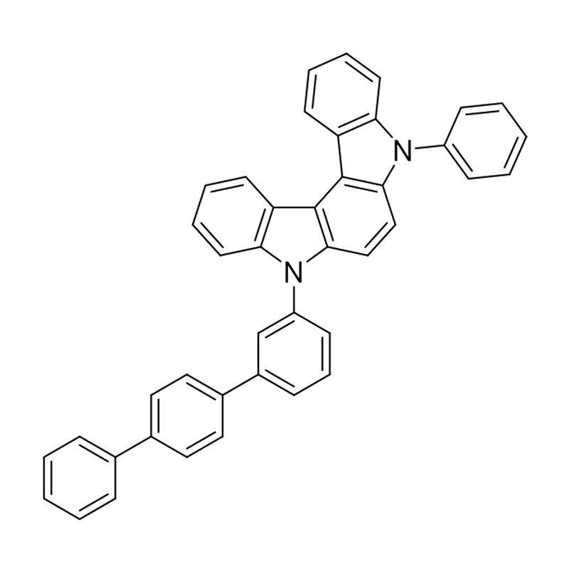 5,8-Dé-hidr-5-feinil-8-[1,1′:4′,1′′-terphenyl]-3-ilindól[2,3-c]carbazole