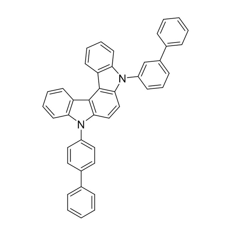 Indolo[2,3-c]carbazól, 5-[1,1'-défheinile]-3-il-8-[1,1'-défheinil]-4-il-5,8-dé-hidr-