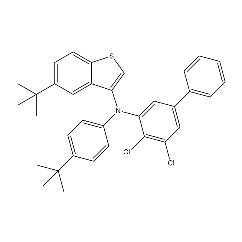 Beinsó[b]thiophen-3-aimín, N-(4,5-déchlóra[1,1'-défheinile]-3-il)-5-(1,1-démheitiolaitil)-N-[4-(1, 1-démheitileitil)feinil]-