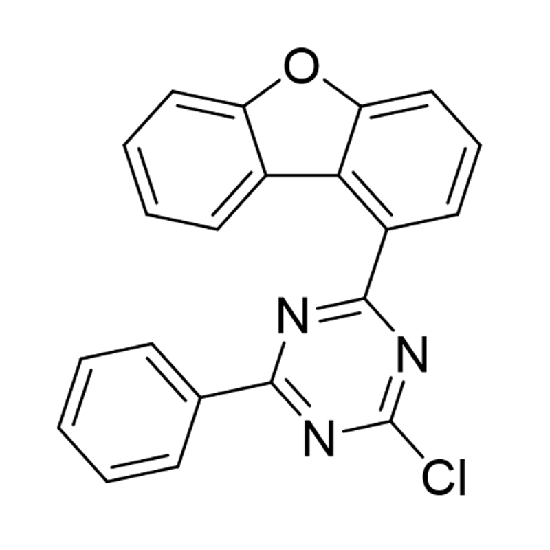 1,3,5-Triaisín,2-clóra-4-(1-débenzofuranil)-6-feinil-